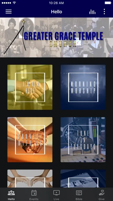 Capturas de tela do Greater Grace Temple Church