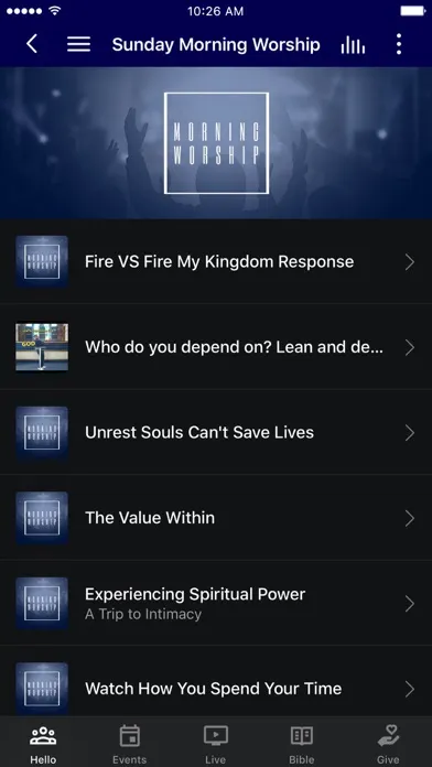 Capturas de tela do Greater Grace Temple Church