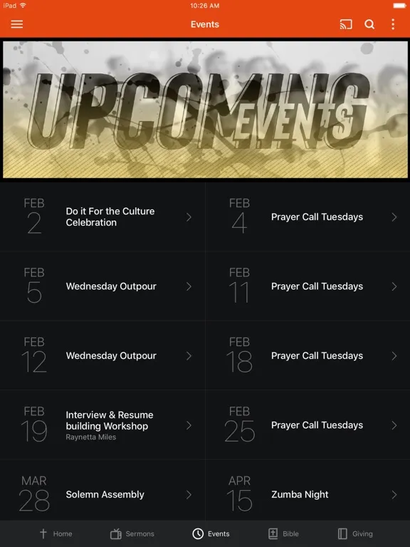 MMCC - RALEIGH iPad  Screenshots