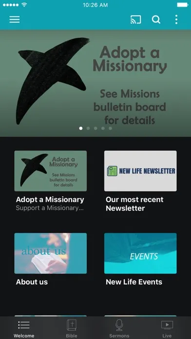 Capturas de pantalla de New Life Christian Community
