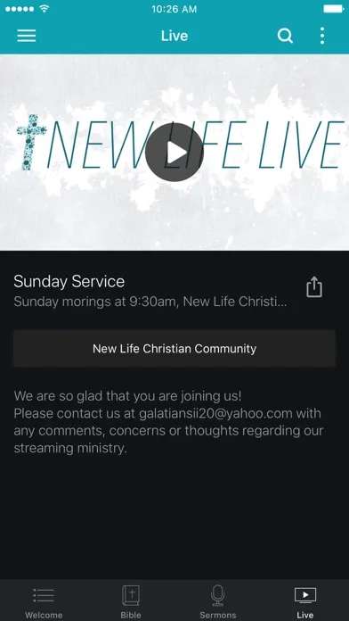 Capturas de pantalla de New Life Christian Community