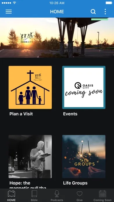 Tangkapan skrin Oasis City App