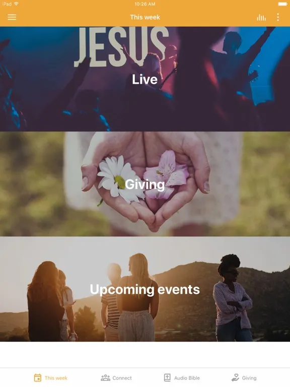Crossroads Wesleyan Church App iPad 应用截图