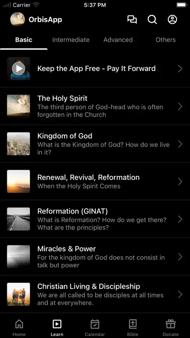 Orbis Ministries Screenshots