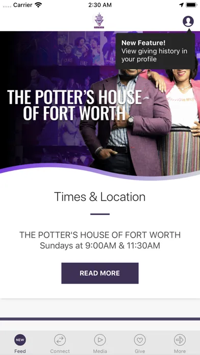 ภาพหน้าจอของ The Potter's House Fort Worth