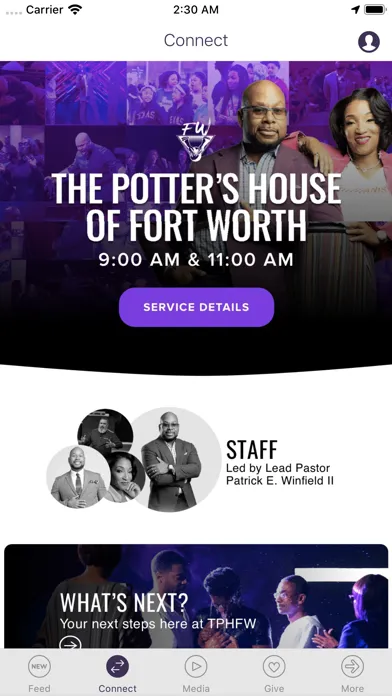 ภาพหน้าจอของ The Potter's House Fort Worth