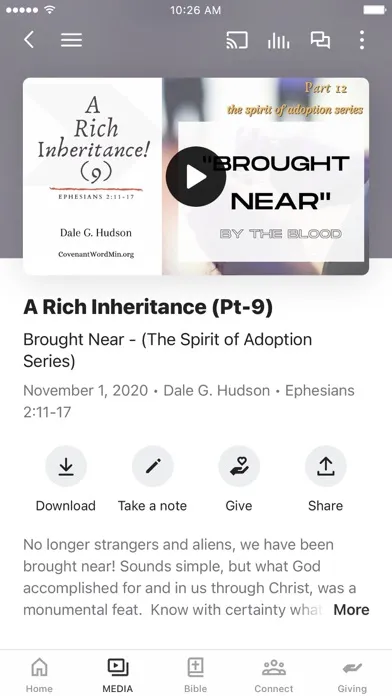 Covenant Word Ministries سکرین شاٹس