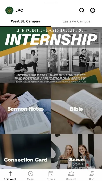 Capturas de tela do Life Pointe Church Woodland