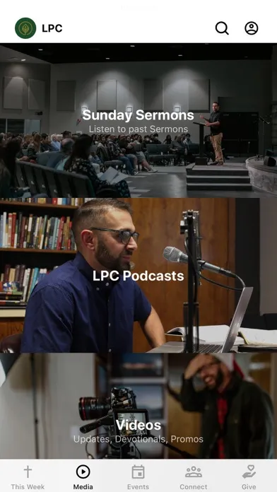 Capturas de tela do Life Pointe Church Woodland