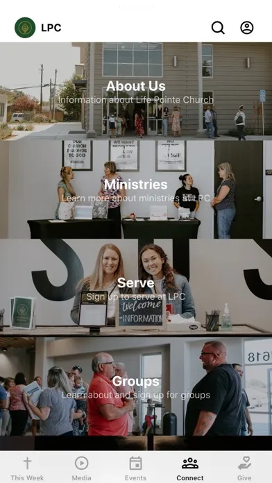 Capturas de tela do Life Pointe Church Woodland