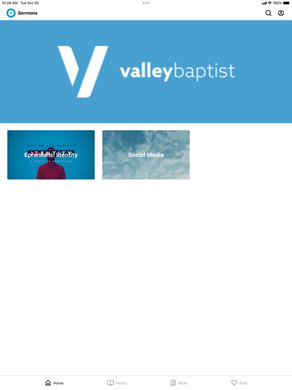 Screenshot di Valley Baptist Sermons iPad 