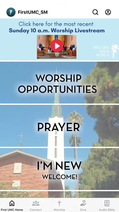 Captures d'écran de First UMC Santa Monica
