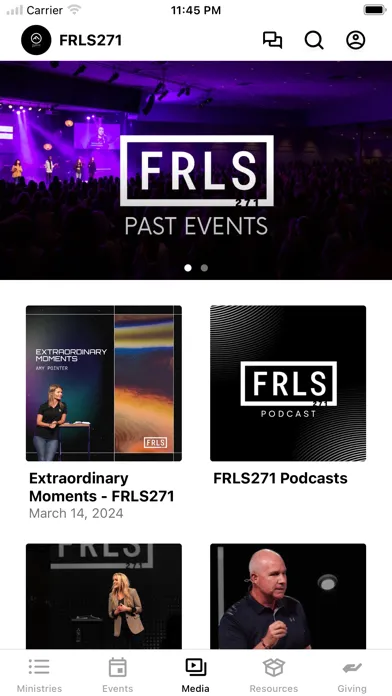 Capturas de tela do Fearless271 Ministries, Inc.