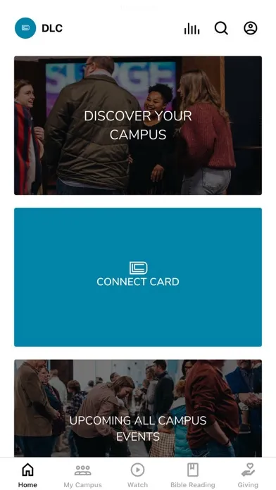 Ảnh chụp màn hình của Discover Life Church App