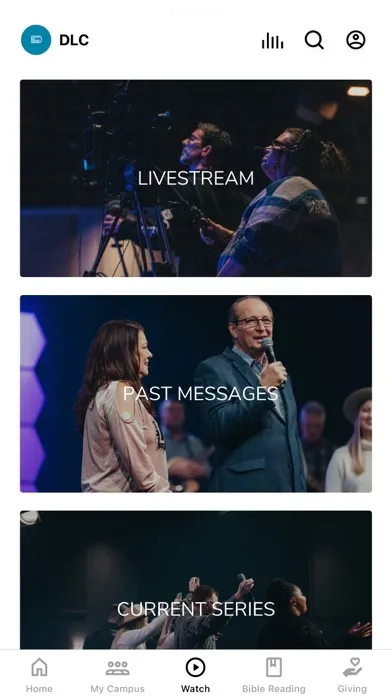 Ảnh chụp màn hình của Discover Life Church App