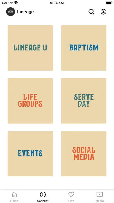 Capturas de tela do Lineage Church FL