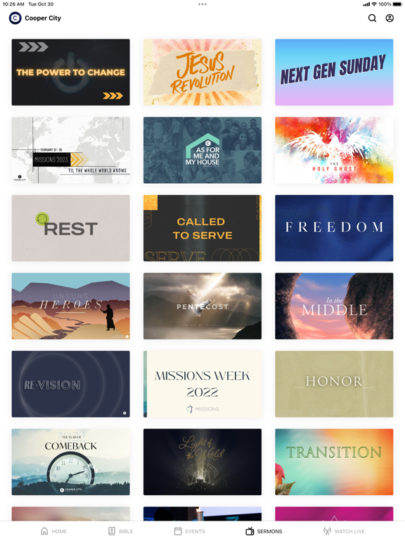 Screenshot di Cooper City Church of God App iPad 
