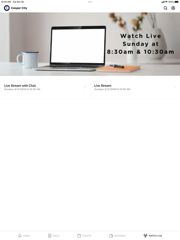 Cooper City Church of God App iPad  سکرین شاٹس