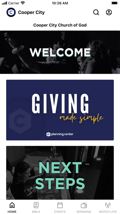 Screenshot di Cooper City Church of God App