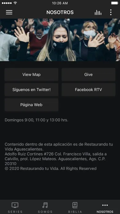 Tangkapan layar Restaurando tu Vida