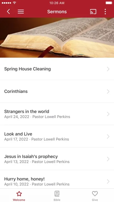 Capturas de tela do First Assembly Jefferson City