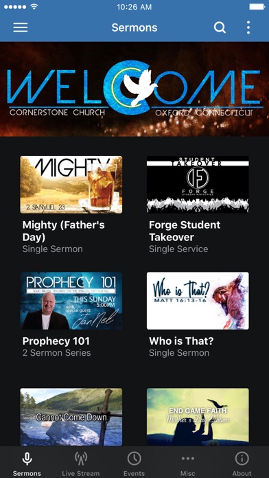 Screenshot di Cornerstone Church Oxford