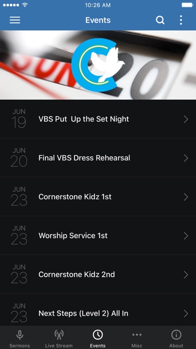 Screenshot di Cornerstone Church Oxford