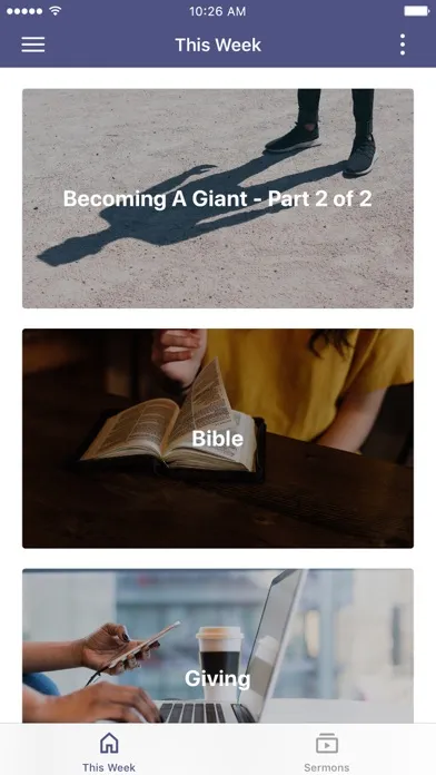 Ảnh chụp màn hình của New Beginnings Ministries COG