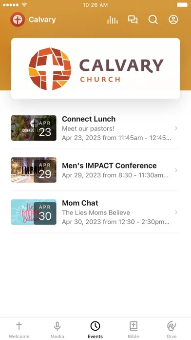 Tangkapan skrin Calvary Church Wyncote