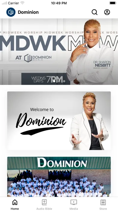 Tangkapan layar Dominion World