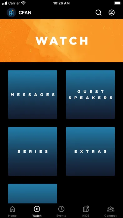 Zrzuty ekranu Church For All Nations App