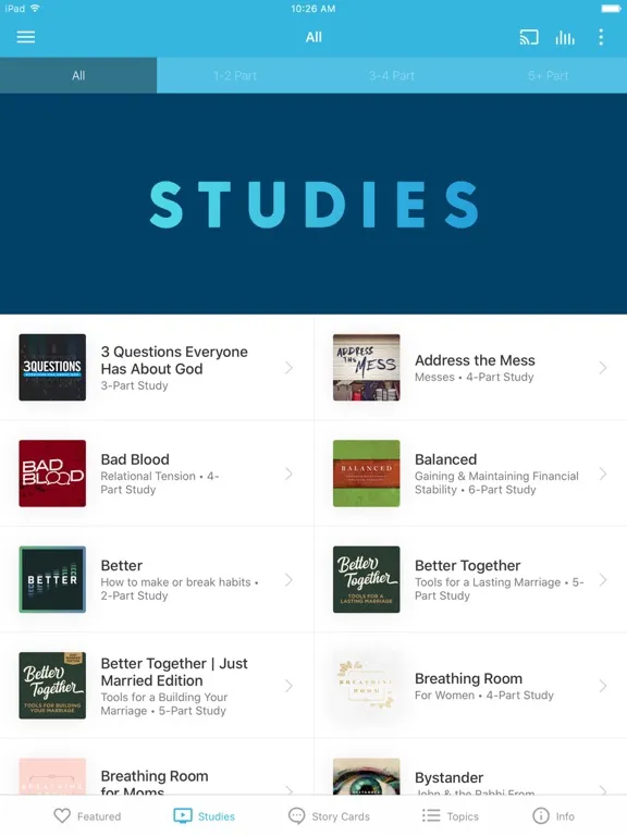 Anthology Studies iPad  स्क्रीनशॉट