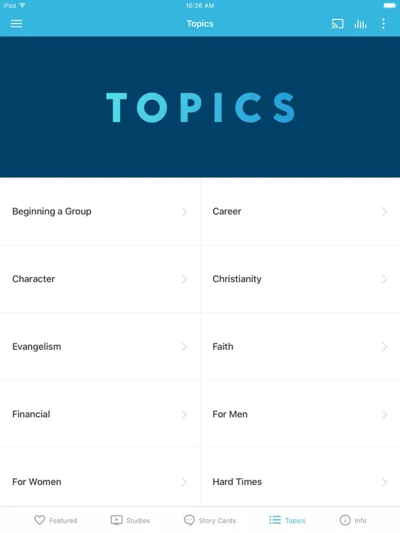 Anthology Studies iPad  स्क्रीनशॉट