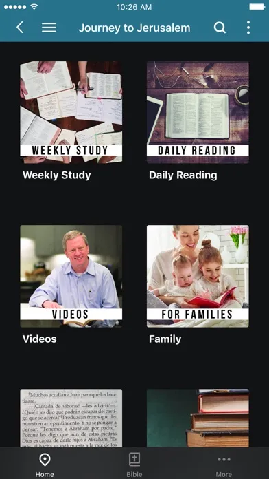 Capturas de tela do Scripture + Shared