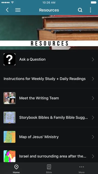 Capturas de tela do Scripture + Shared