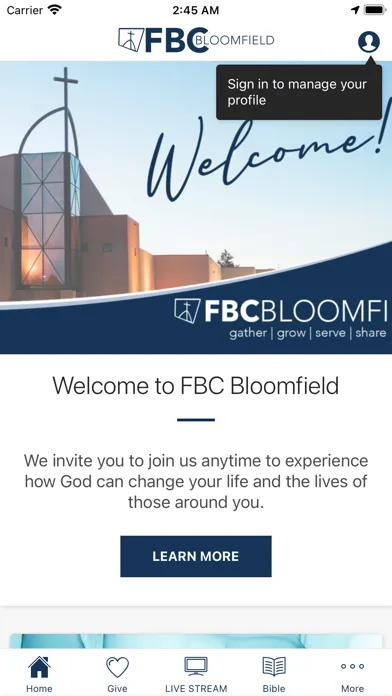 Capturas de pantalla de FBC Bloomfield, NM