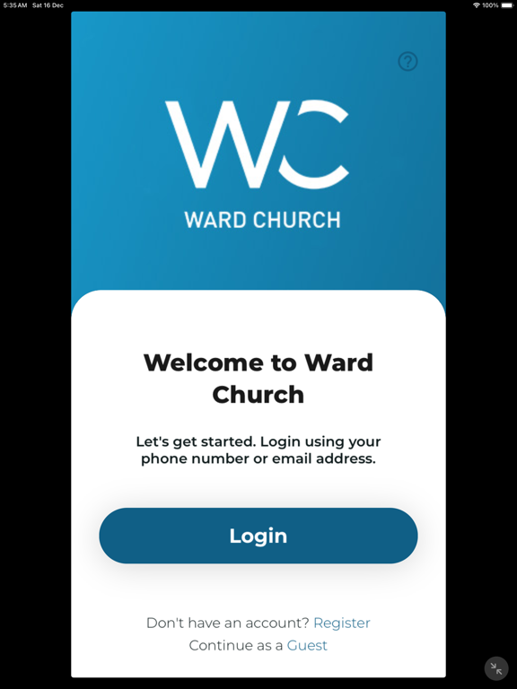 Ward Church iPad  স্ক্রিনশট