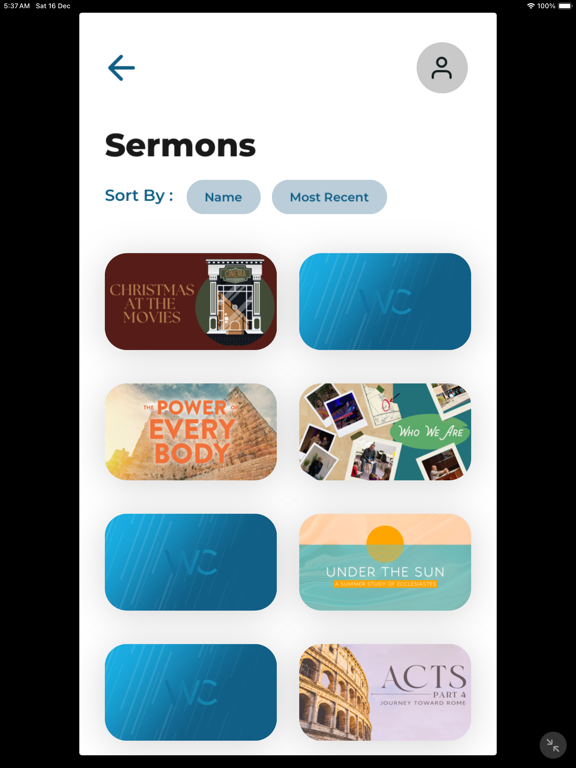 Ward Church iPad  স্ক্রিনশট
