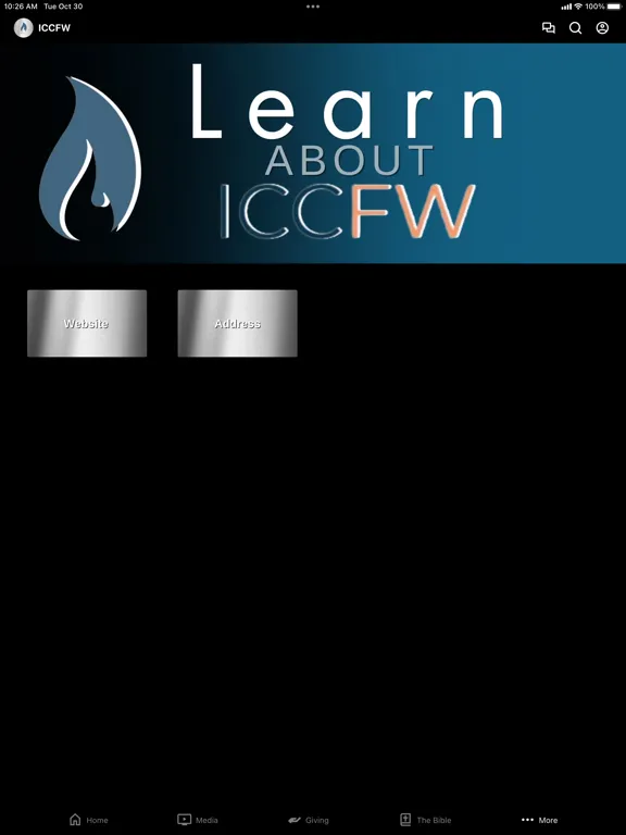 ภาพหน้าจอของ Impact Christian Center FW iPad 