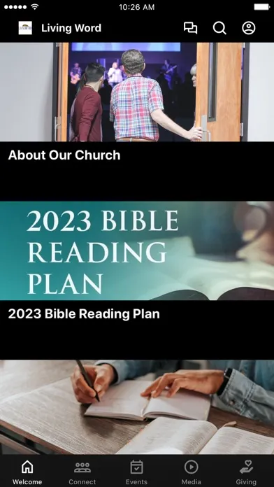 Zrzuty ekranu Living Word Church of God