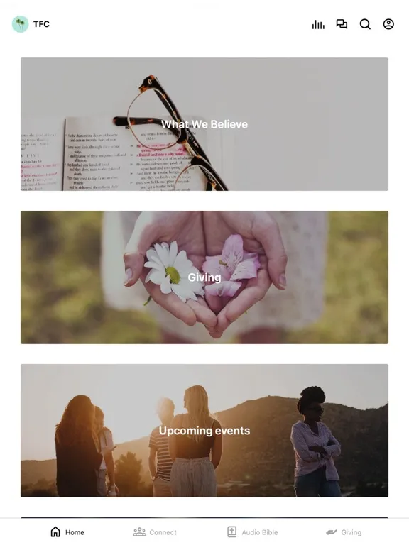 Capturas de pantalla de Tallahassee First Nazarene iPad 