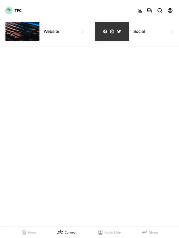 Capturas de pantalla de Tallahassee First Nazarene iPad 