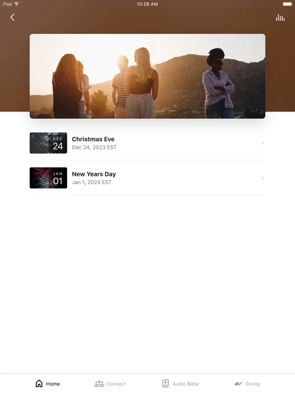 Capturas de pantalla de Tallahassee First Nazarene iPad 