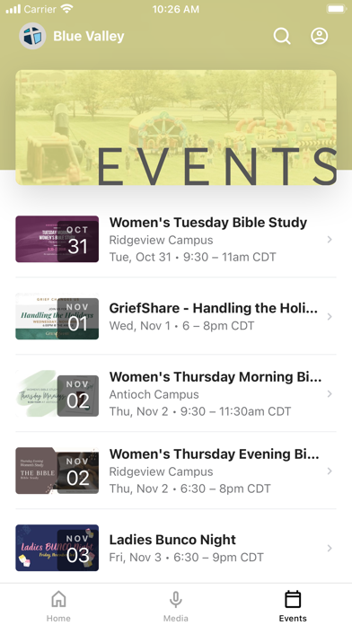 Blue Valley Church Screenshots