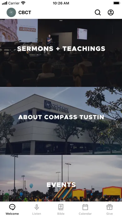Capturas de pantalla de Compass Bible Church Tustin