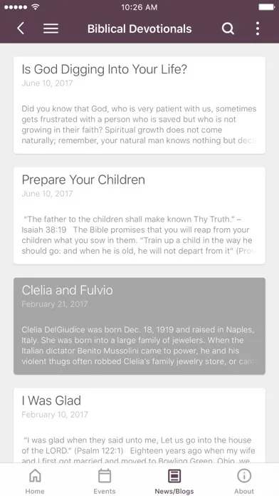 Westview Baptist Church App スクリーンショット