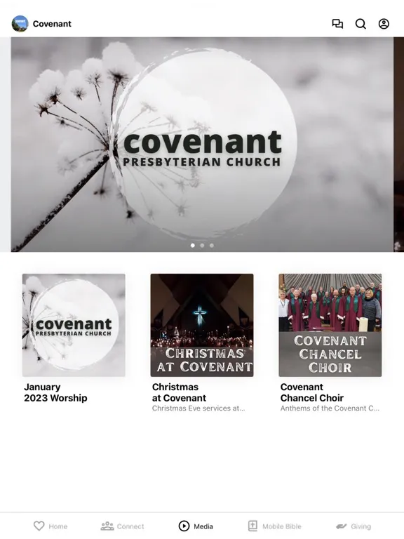 Covenant Presbyterian USA iPad  स्क्रीनशॉट