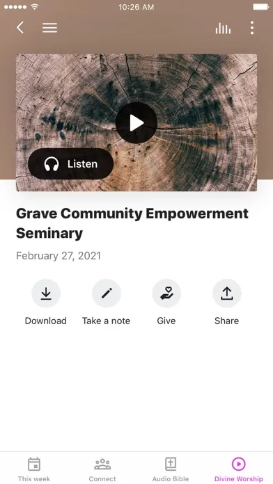 Grace International Ministry スクリーンショット
