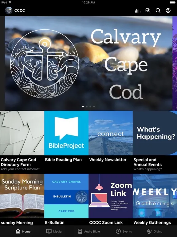 Captures d'écran de Calvary Chapel Cape Cod iPad 