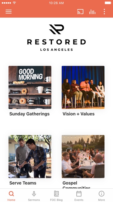 Capturas de pantalla de Restored Church L.A.